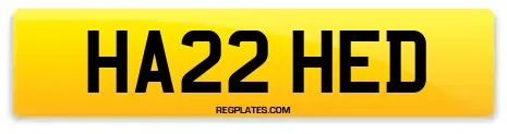 HA22 HED
