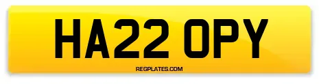 HA22 OPY