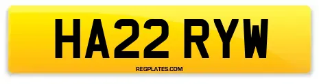 HA22 RYW
