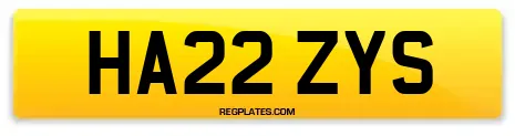 HA22 ZYS