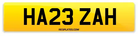 HA23 ZAH