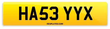 HA53 YYX