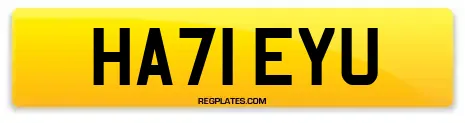HA71 EYU