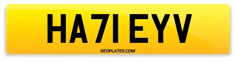 HA71 EYV