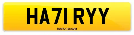 HA71 RYY