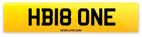 HB18 ONE