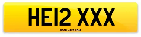 HE12 XXX