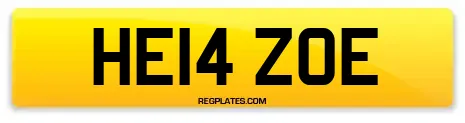 HE14 ZOE