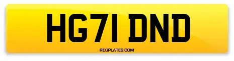 HG71 DND