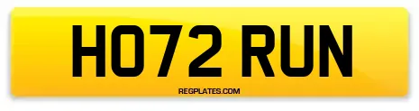 HO72 RUN