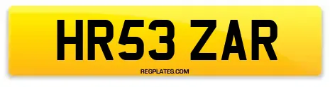 HR53 ZAR