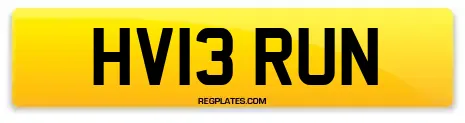 HV13 RUN