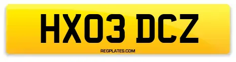 HX03 DCZ