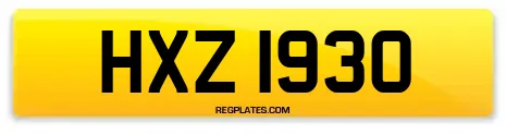 HXZ 1930