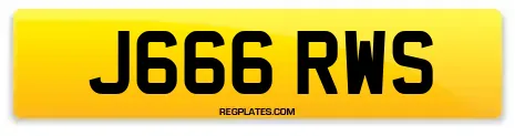 J666 RWS