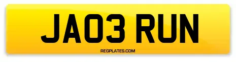 JA03 RUN