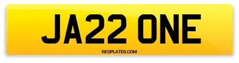 JA22 ONE