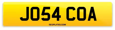 JO54 COA