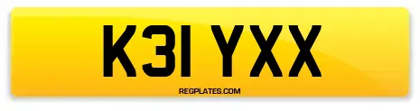 K31 YXX