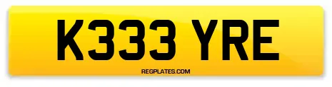 K333 YRE