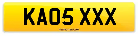 KA05 XXX