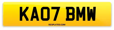 KA07 BMW
