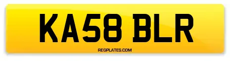 KA58 BLR