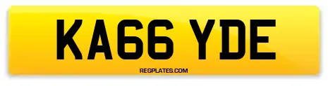 KA66 YDE