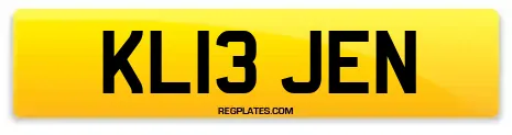 KL13 JEN