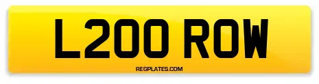 L200 ROW
