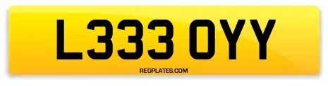L333 OYY