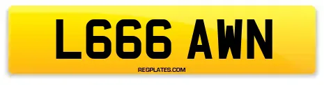 L666 AWN