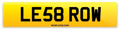 LE58 ROW