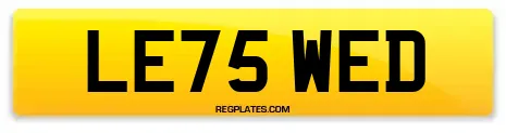 LE75 WED