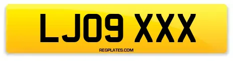 LJ09 XXX