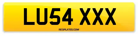 LU54 XXX