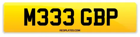 M333 GBP