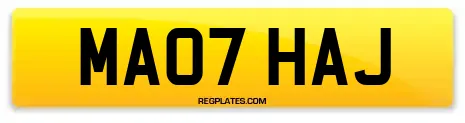 MA07 HAJ
