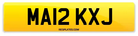 MA12 KXJ