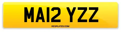 MA12 YZZ