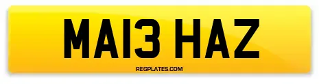 MA13 HAZ
