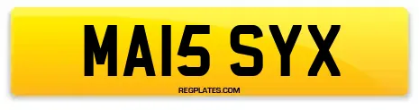 MA15 SYX