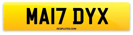 MA17 DYX
