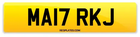 MA17 RKJ