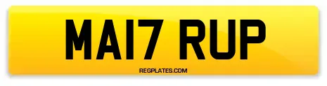 MA17 RUP