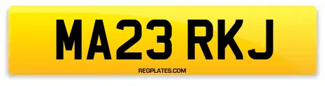 MA23 RKJ