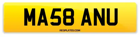 MA58 ANU