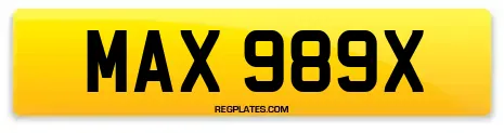 MAX 989X