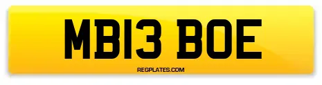 MB13 BOE