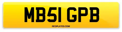 MB51 GPB